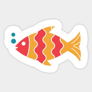 Tropical Fish Sticker